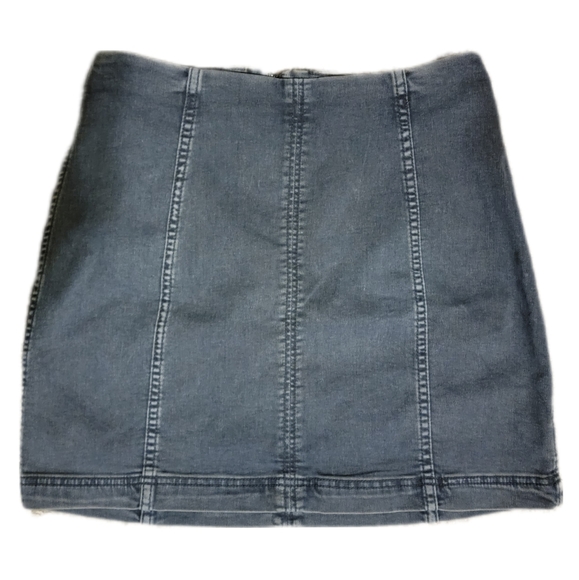 Free People Dresses & Skirts - Free People Modern Femme Denim Mini Skirt Sz 12